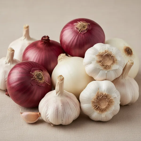 Oignons et ail