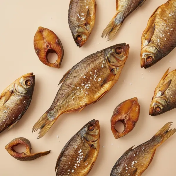 Poisson fumé et salé